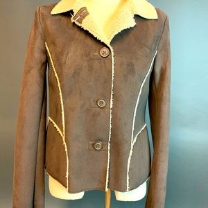 Old Navy Brown suede like jacket